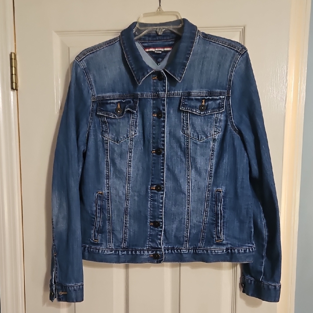 Tommy Hilfiger Blue Denim Slim Jscket